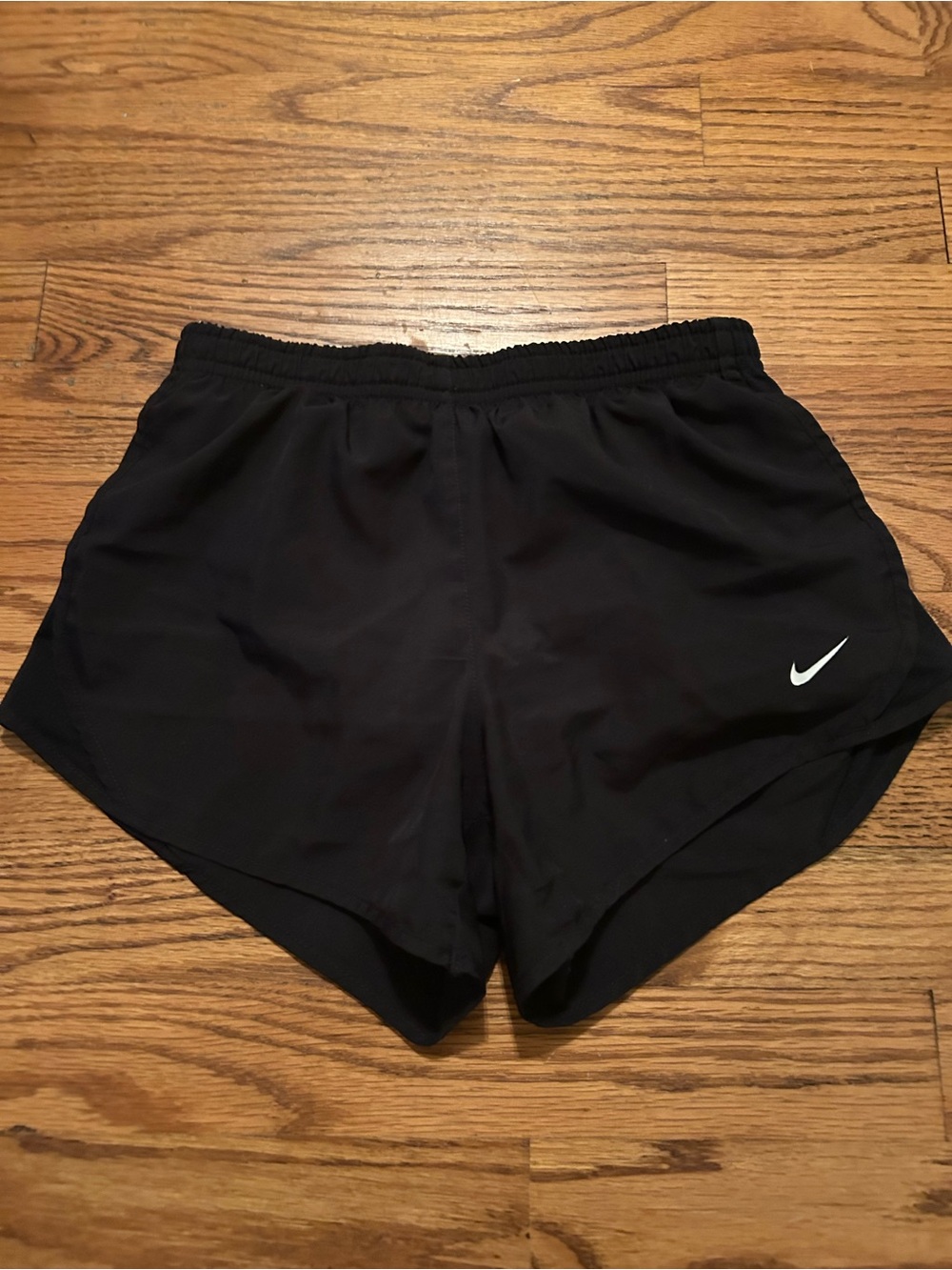 Nike Kids M Classic Minimalist Black Running Outdoorsy Sporty Dry Fit Shorts